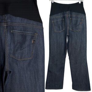 Citizens of Humanity Faye Maternity Bootcut Jeans Belly Panel 28 Hemmed 27 1/4"